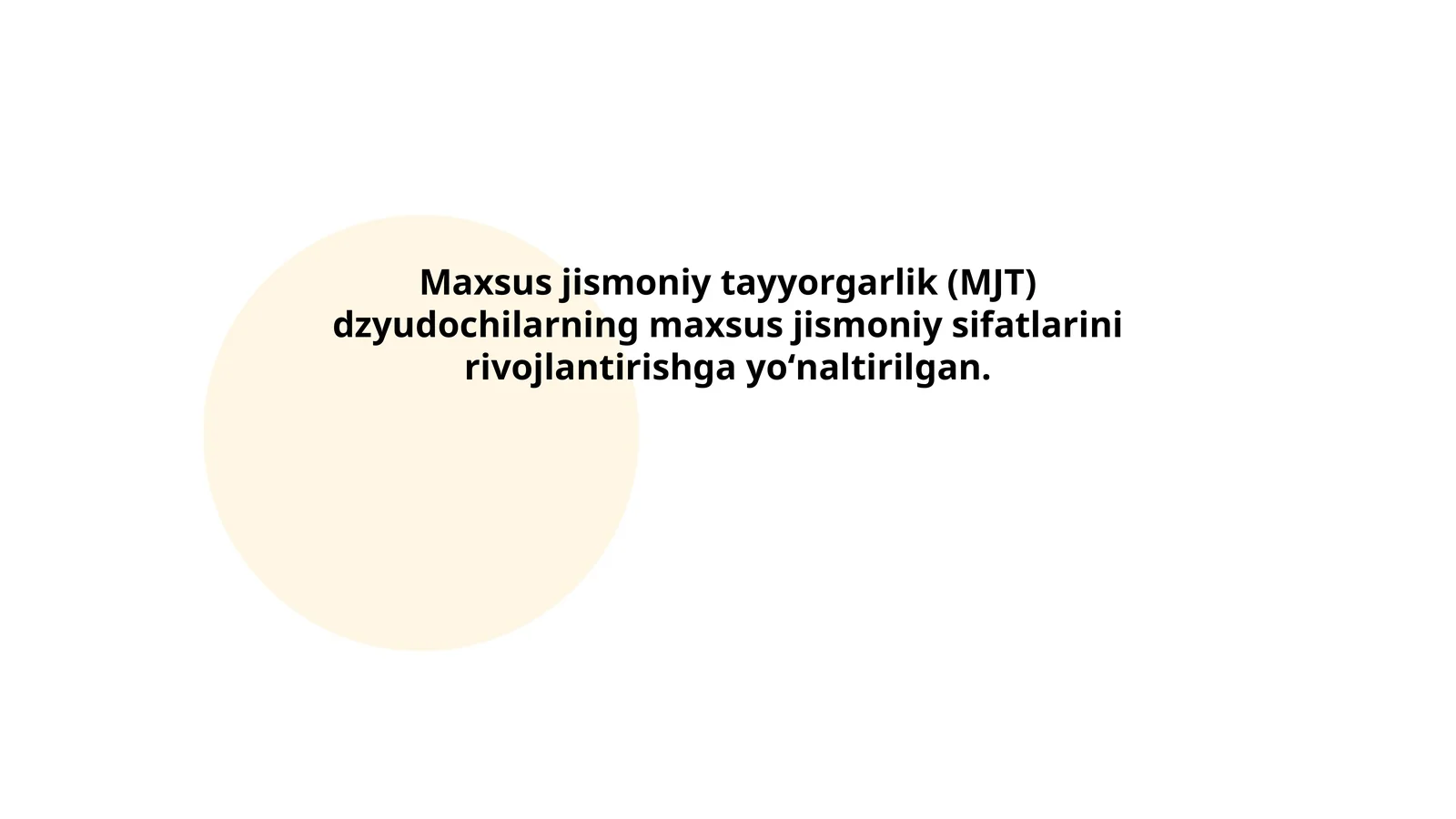 Maxsus jismoniy tayyorgarlik (MJT)