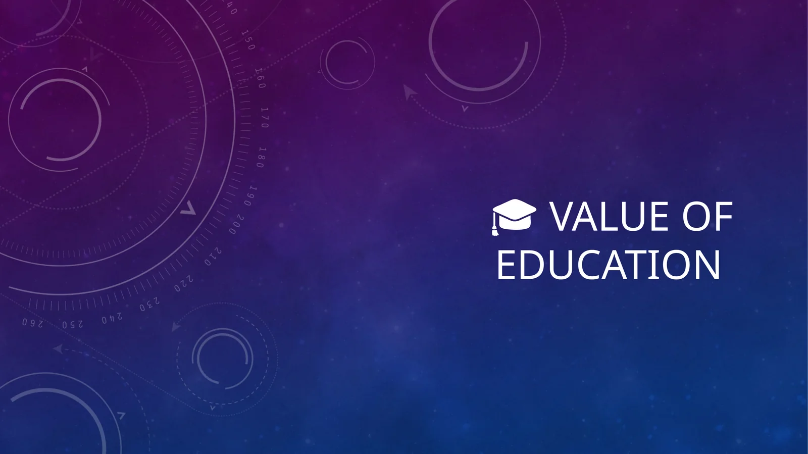 VALUE OF EDUCATION taqdimot