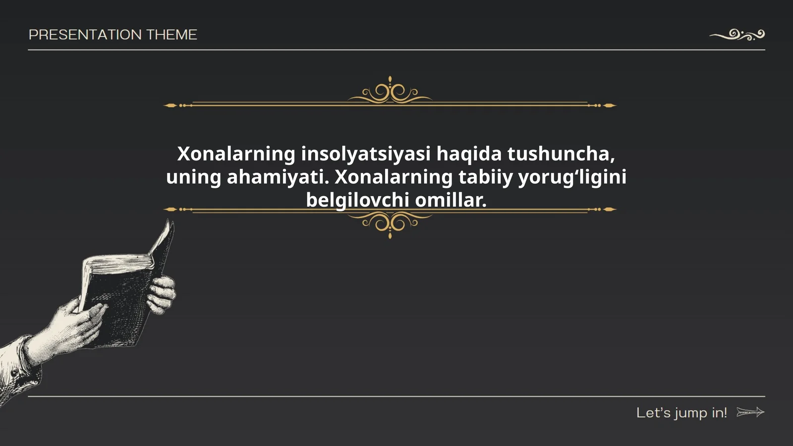 Xonalarning insolyatsiyasi haqida tushuncha, uning ahamiyati. Xonalarning tabiiy yorug‘ligini belgilovchi omillar