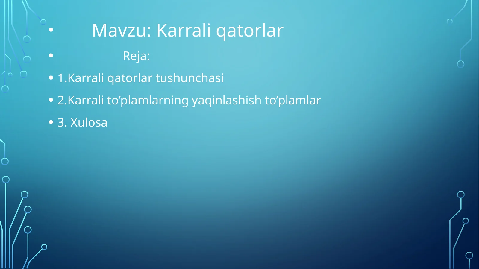 Karrali qatorlar