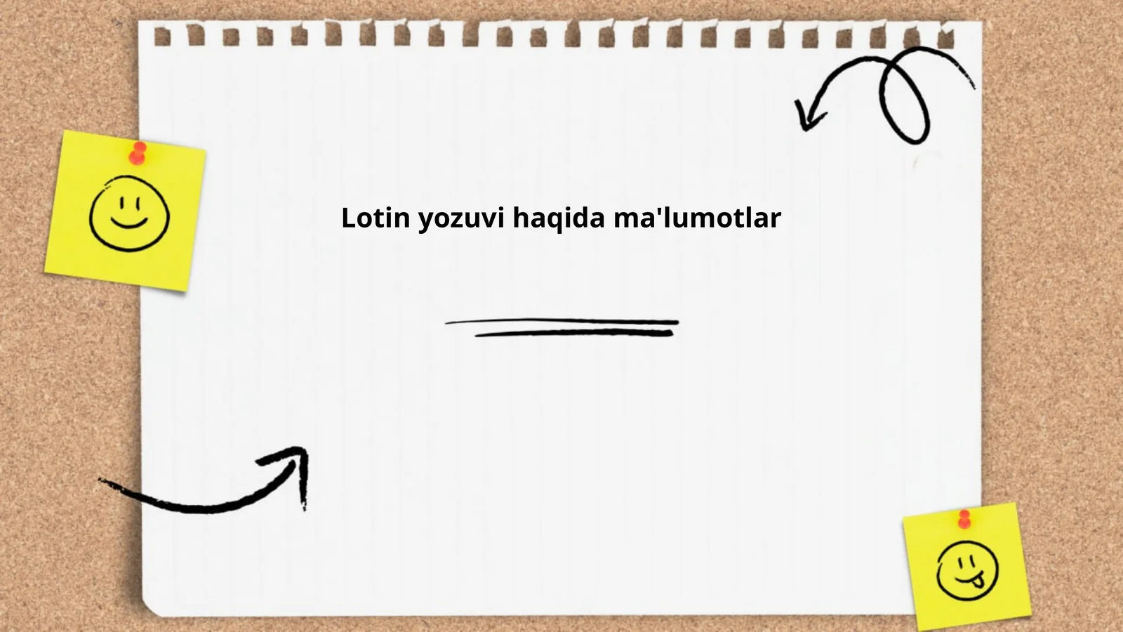 Lotin yozuvi haqida ma'lumotlar