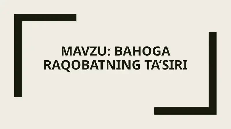 Bahog'ara qobatning ta’siri