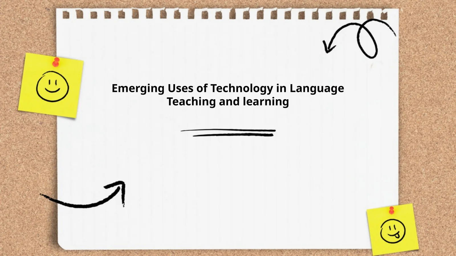 Emerging Uses of Technology in Language Teaching and learning